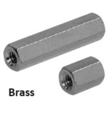 SW5-15mm-IN ; In/In M3 L=15mm Brass-Ni